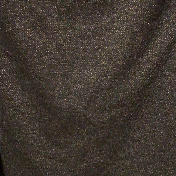 LOFT Zipper Detail Shimmer Crew EUC - Picture 8 of 12